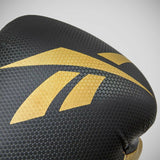 Reebok 4 pés de saco de punção e luvas de boxe preto/dourado