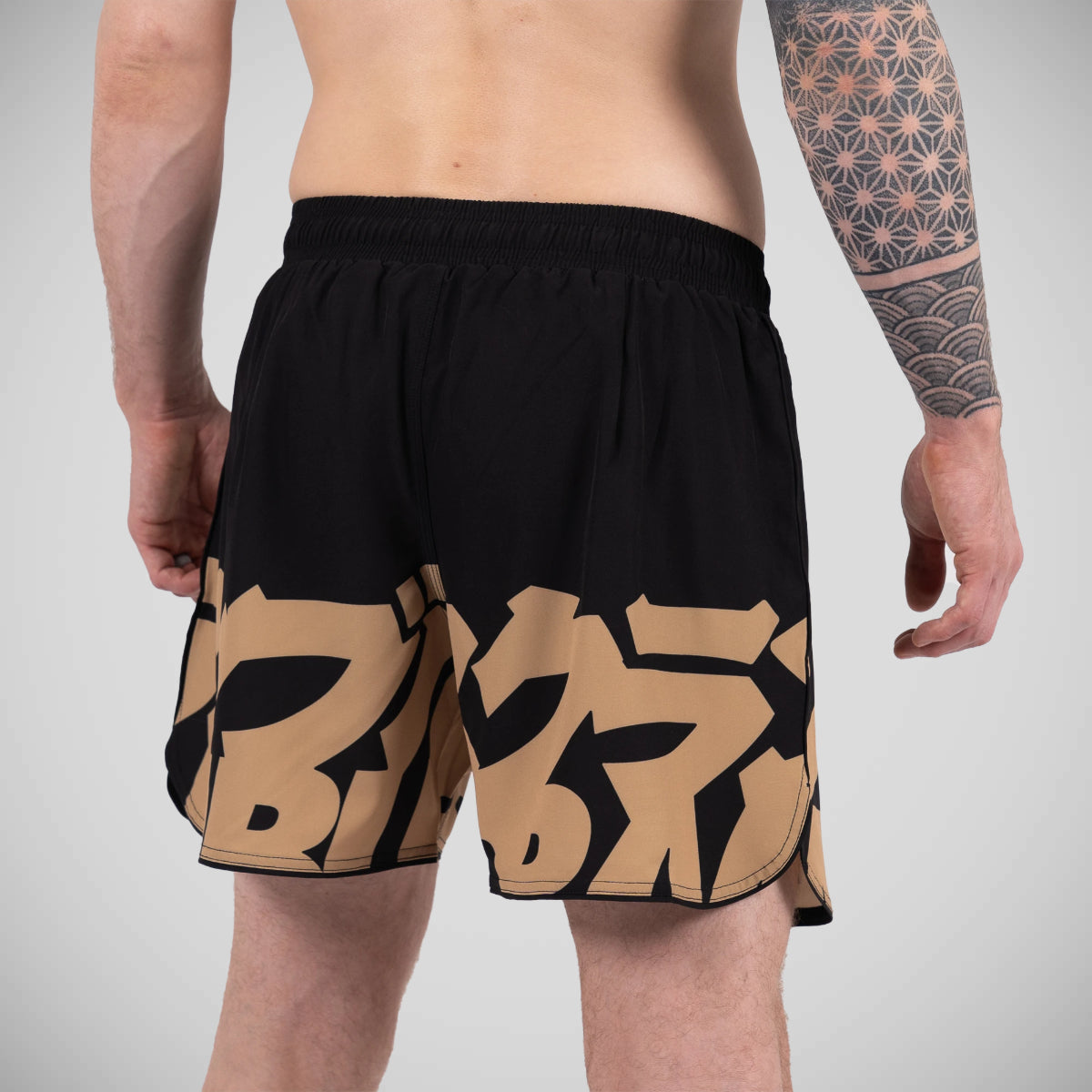 Black/Gold Scramble Baka Grappling Shorts   