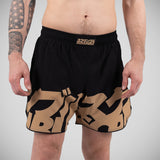 Black/Gold Scramble Baka Grappling Shorts   