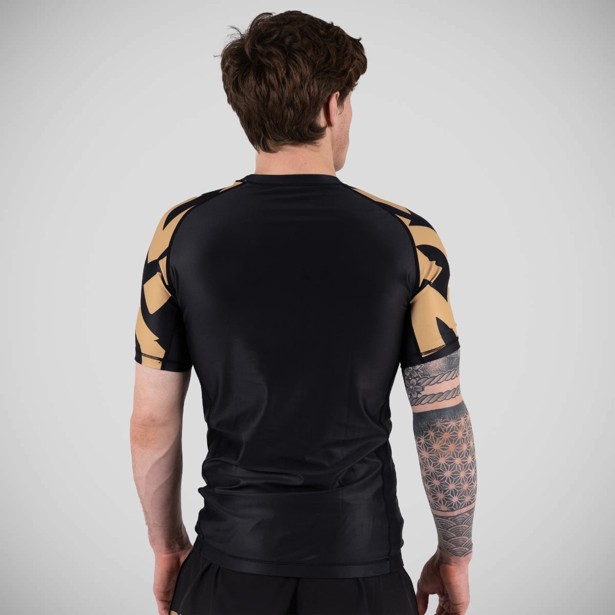 Black/Gold Scramble Baka Rash Guard   