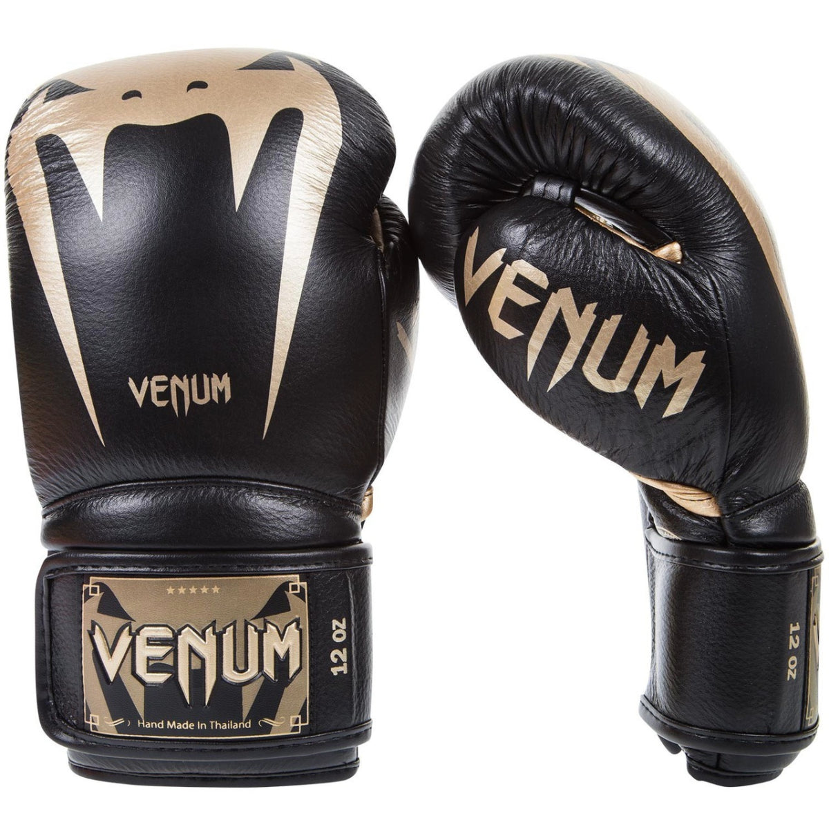 Black/Gold Venum Giant 3.0 Boxing Gloves   