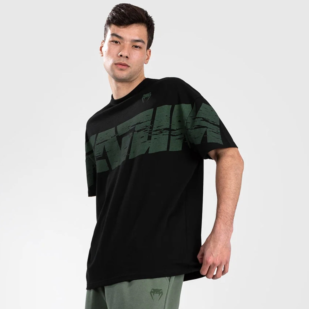 Venum Schließen Sie XL T-Shirt Black/Green an