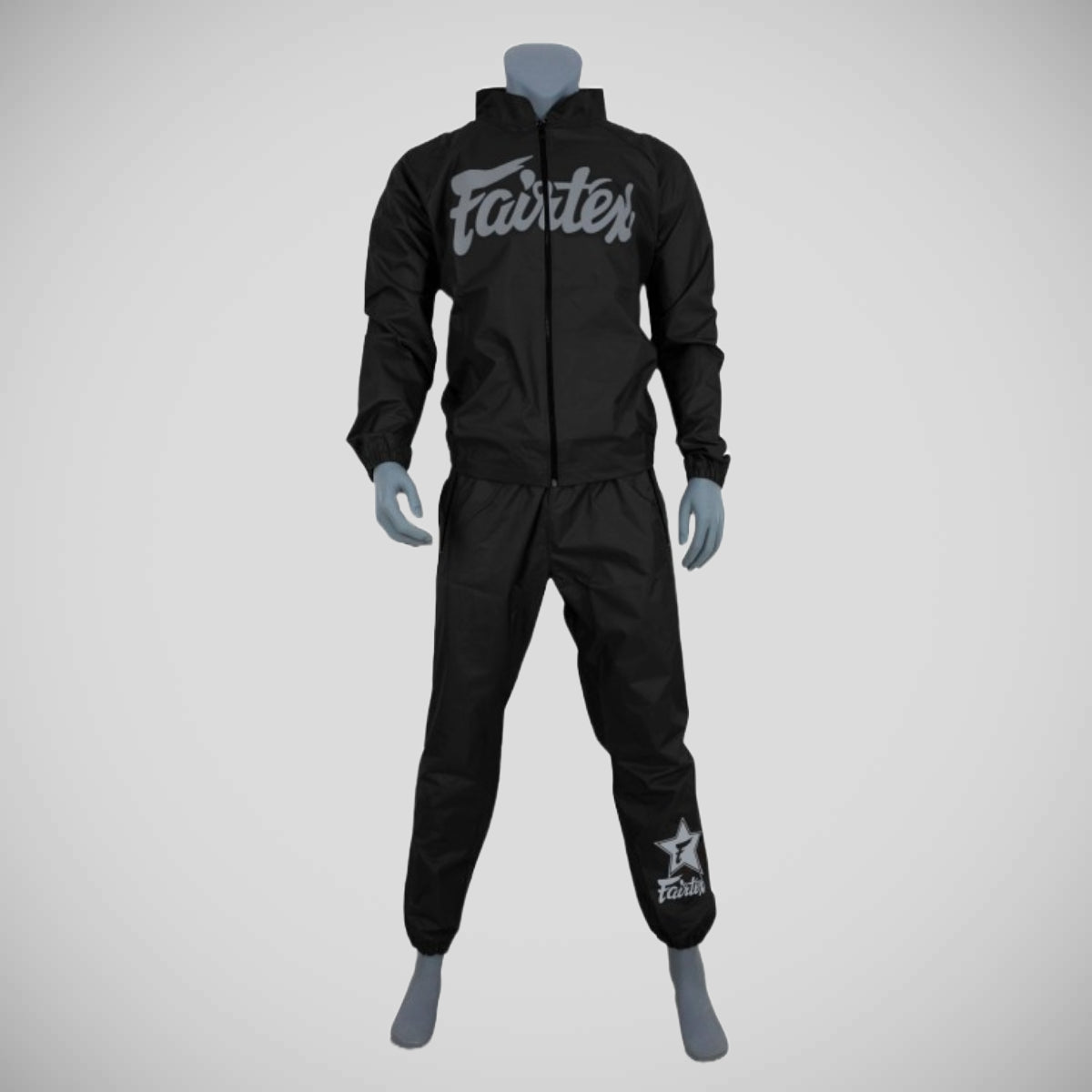 Fairtex VS3 Vinyl Sweatsuit Schwarz/Grau