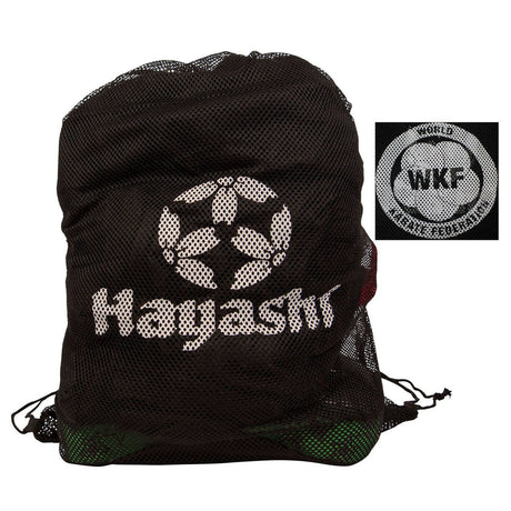 Hayashi wkf 메쉬 백 검은 색