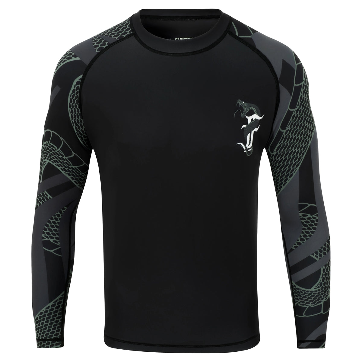 Fumetsu Anaconda Long Sleeve Rash Guard Black/Khaki