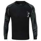 Fumetsu Anaconda Long Sleeve Rash Guard Black/Khaki