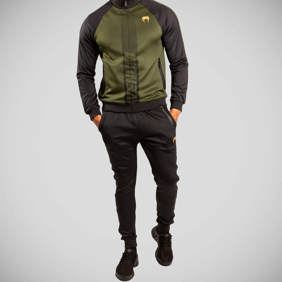 Black/Khaki Venum Club 212 Joggers   