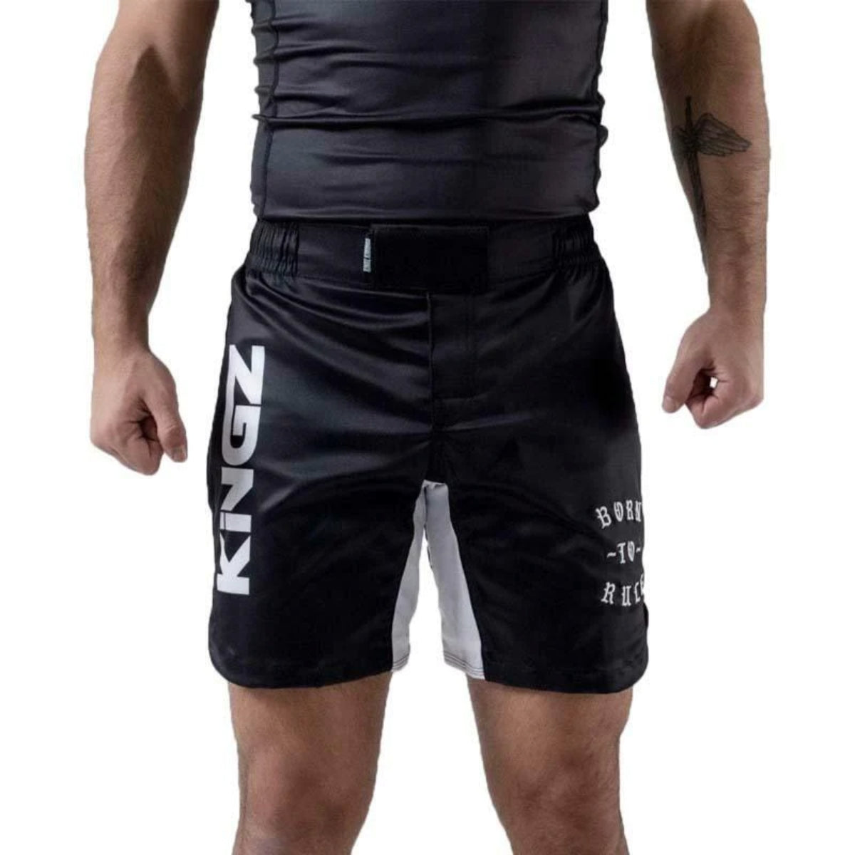 Black Kingz Born To Rule Grappling Shorts   