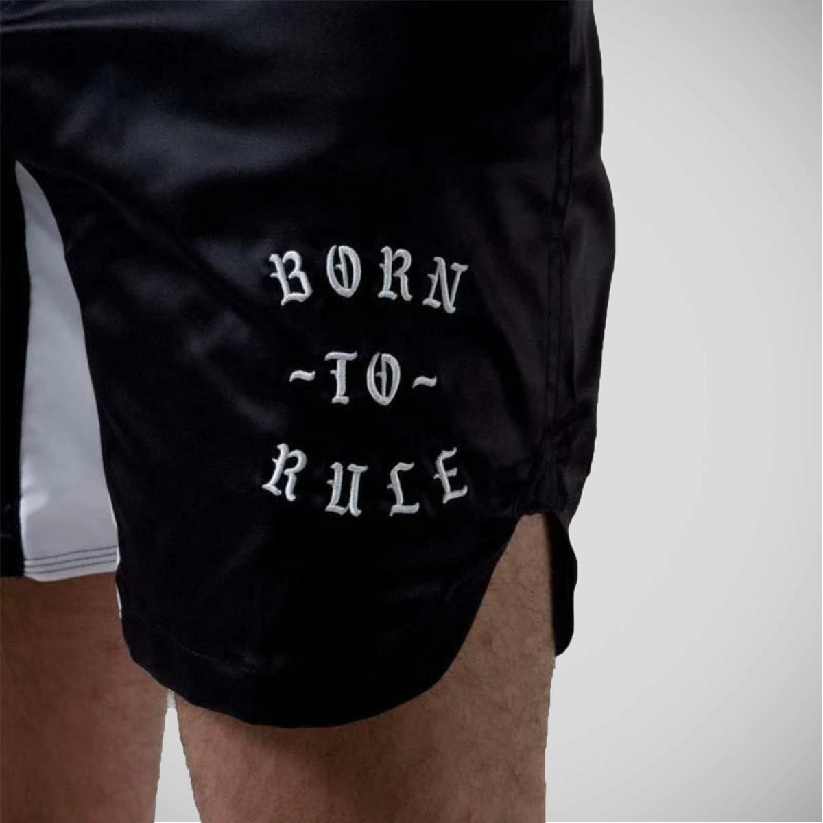 Black Kingz Born To Rule Grappling Shorts   