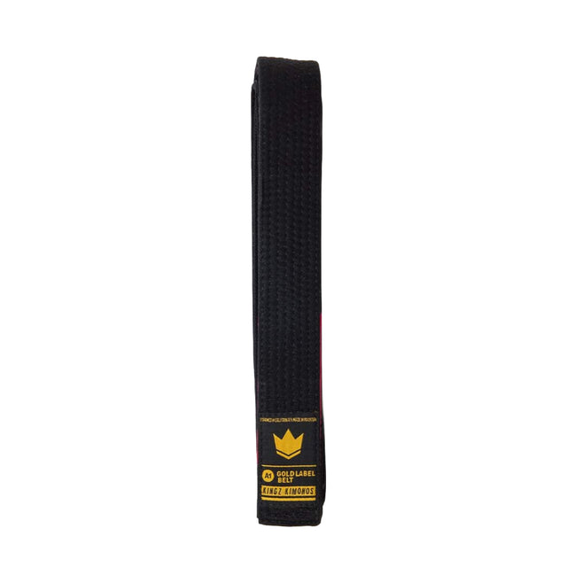 Kingz Golden Label V2 BJJ Belt Black