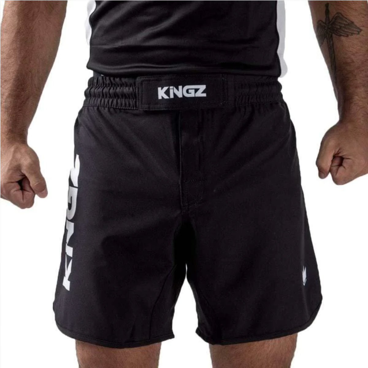 Kingz Jiu Jitsu Royalty Grappling Shorts Schwarz