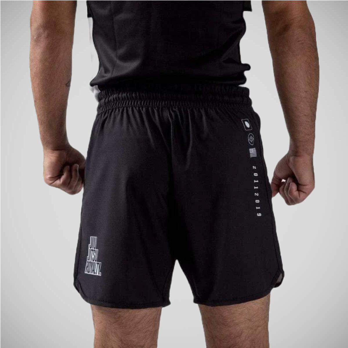 Black Kingz Jiu Jitsu Royalty Grappling Shorts from Made4Fighters