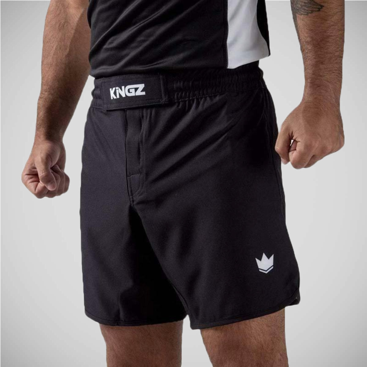 Kingz Jiu Jitsu Royalty Grappling Shorts Schwarz