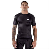 Kingz Kore Rash Guard z krótkim rękawem w kolorze czarnym