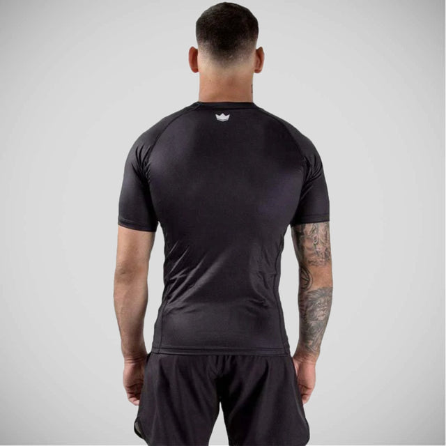 Kingz Kore Short Sleeve Rash Guard Black