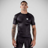 Kingz Kore Rash Guard z krótkim rękawem w kolorze czarnym
