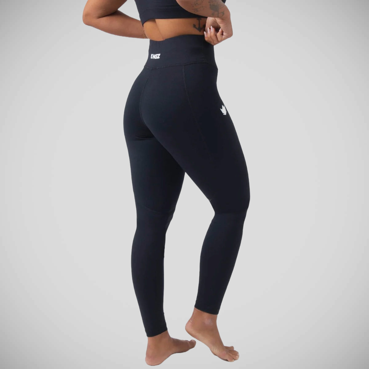 Kingz Kore Womens Grappling Spats Black