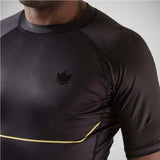 Kingz unerbittlicher kurzärmeliger Hautausschlag Wache Schwarz