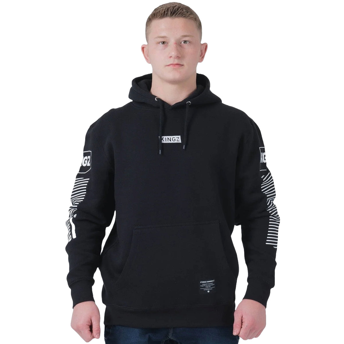 Kingz Slant Bar Hoodie Black
