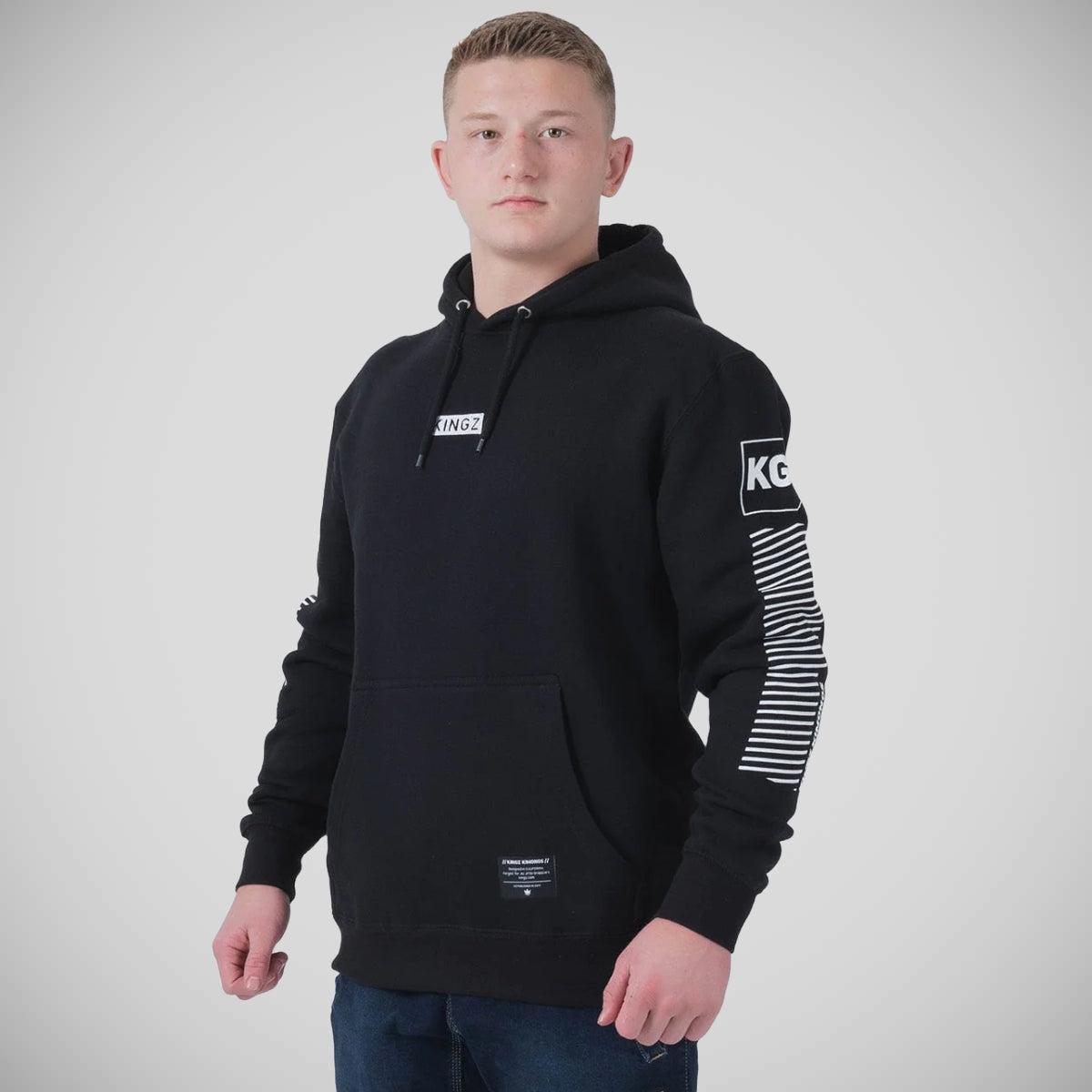 Kingz Slant Bar Hoodie Black