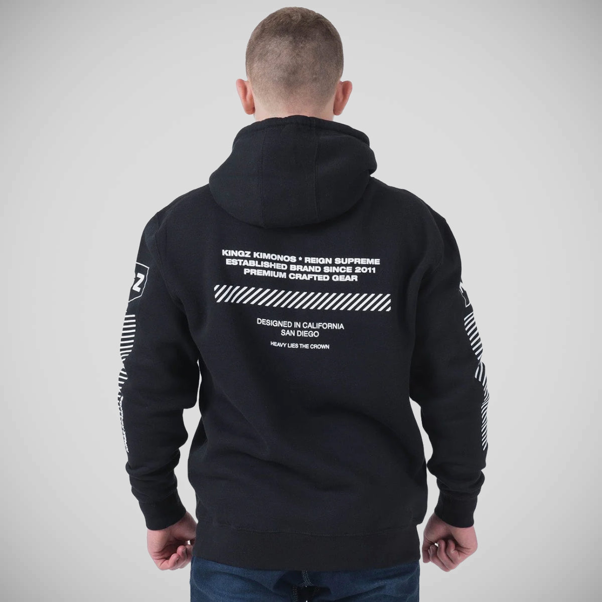 Kingz Slant Bar Hoodie Black