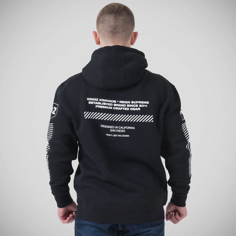 Kingz Slant Bar Hoodie Black