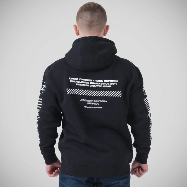 Kingz Slant Bar Hoodie Black