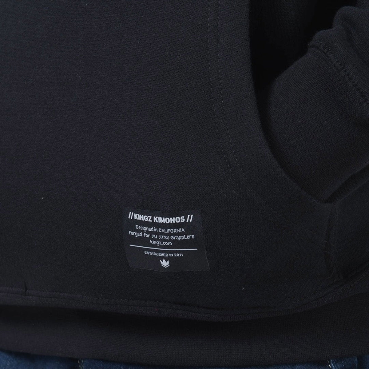 Kingz Slant Bar Hoodie Black