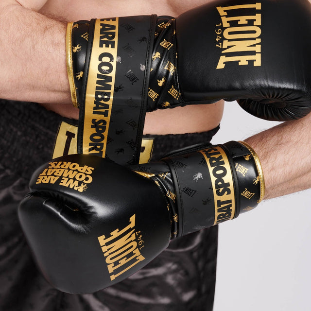 Leone DNA Boxing Gloves Black