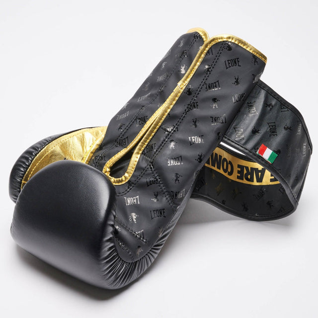 Leone DNA Boxing Gloves Black