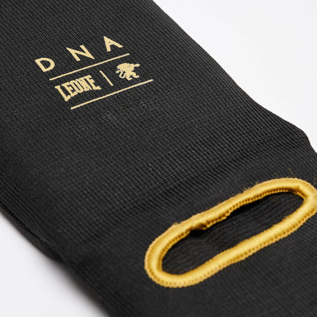 Leone DNA Elasticated Shin Instep Guards Black