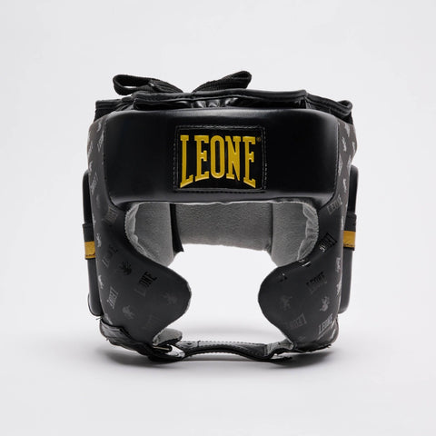 Black Leone DNA Headgear With Cheek Protectors