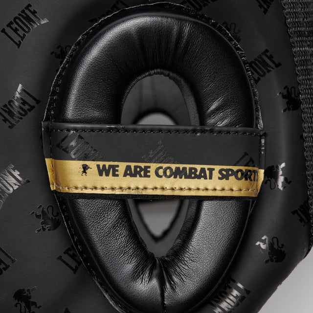 Leone DNA Headgear With Cheek Protectors Black