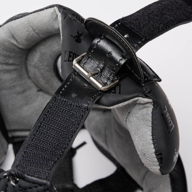 Leone DNA Headgear With Cheek Protectors Black