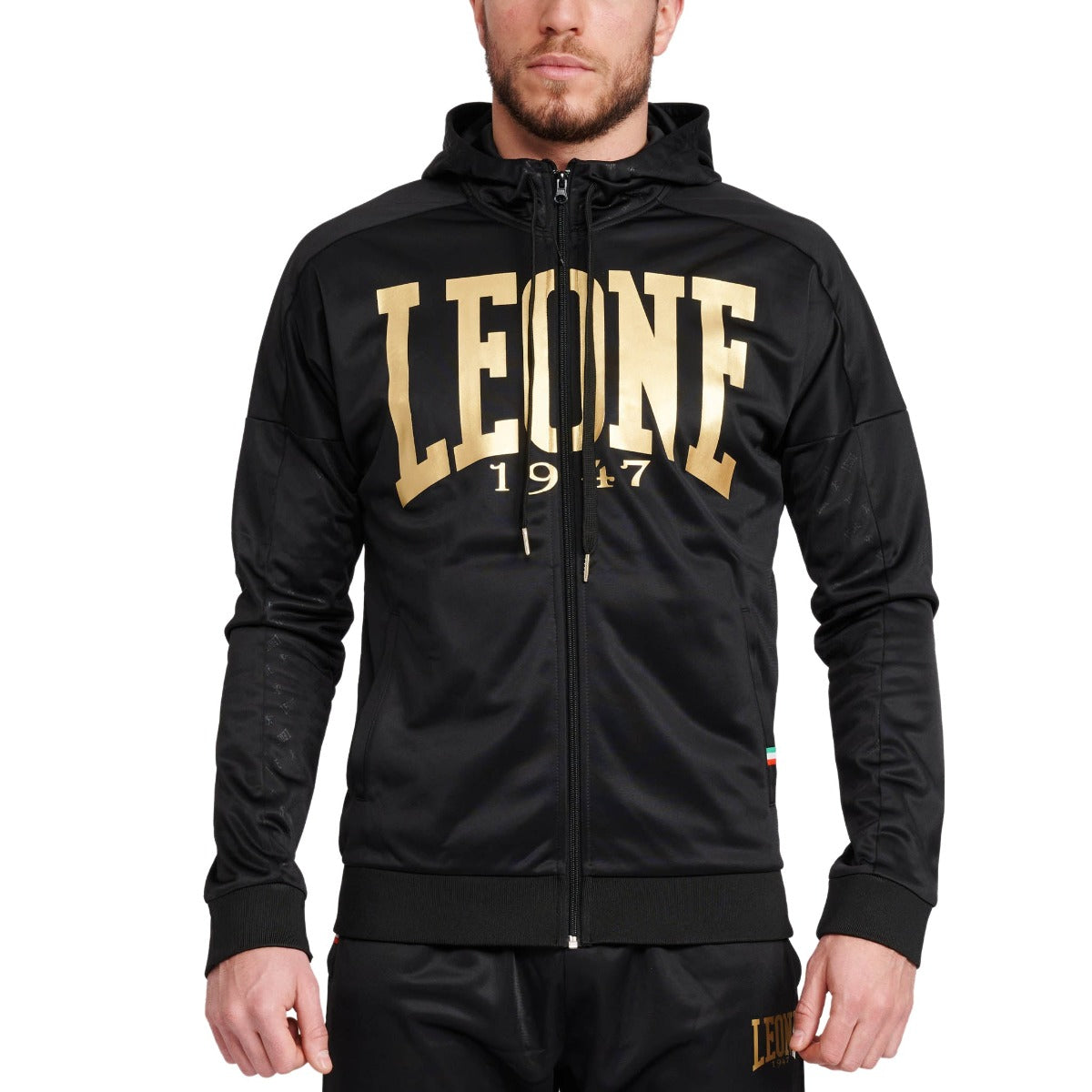 Leone -DNA -Kapuzen -Sweatshirt schwarz