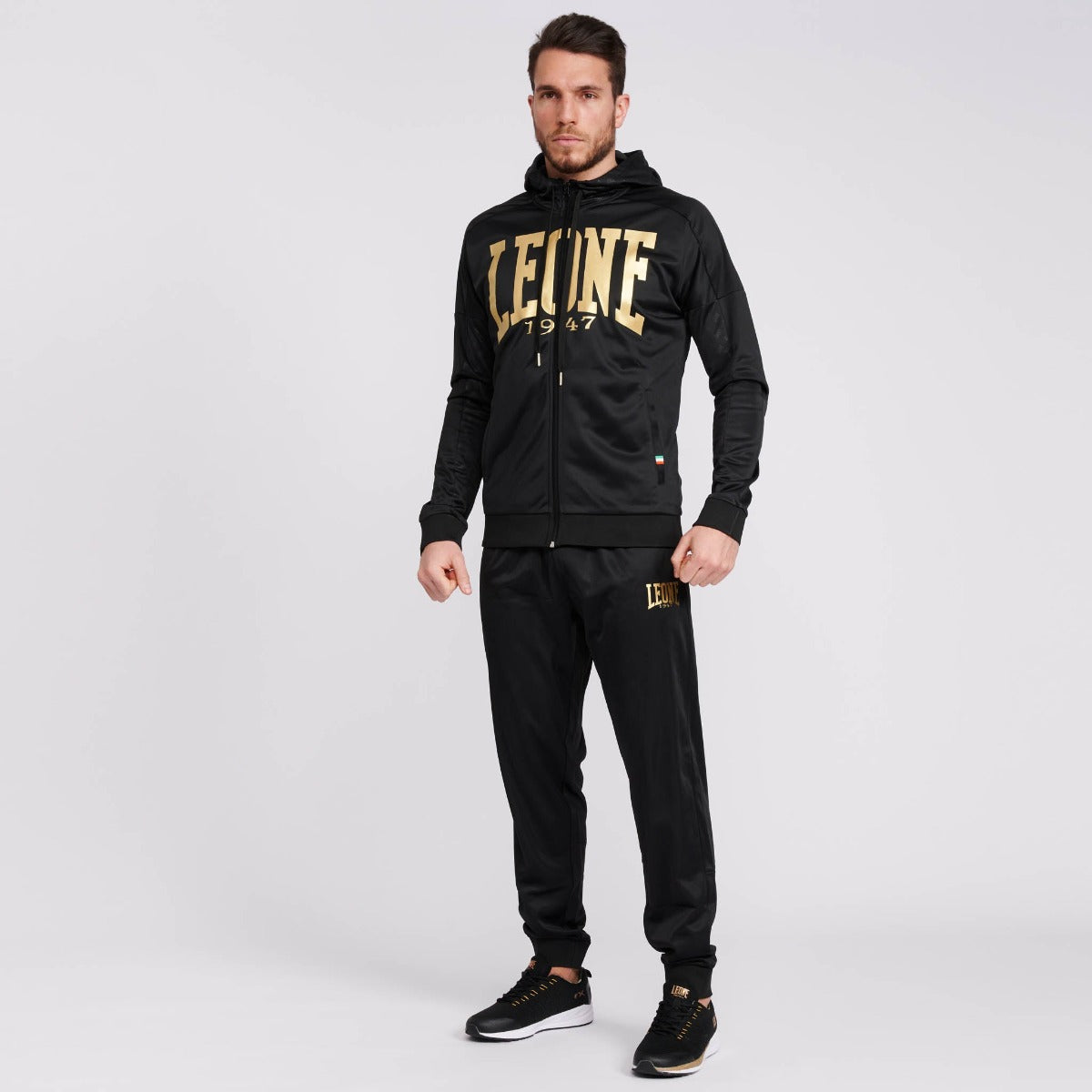Leone -DNA -Kapuzen -Sweatshirt schwarz
