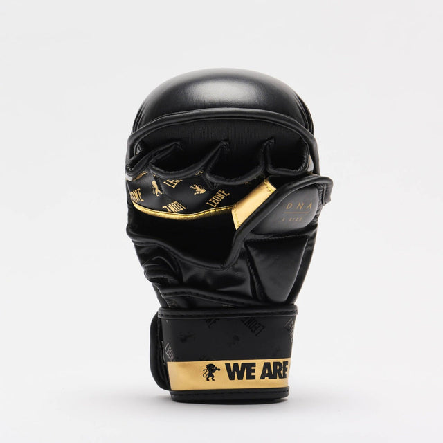 Leone DNA Hybrid MMA Gloves Black