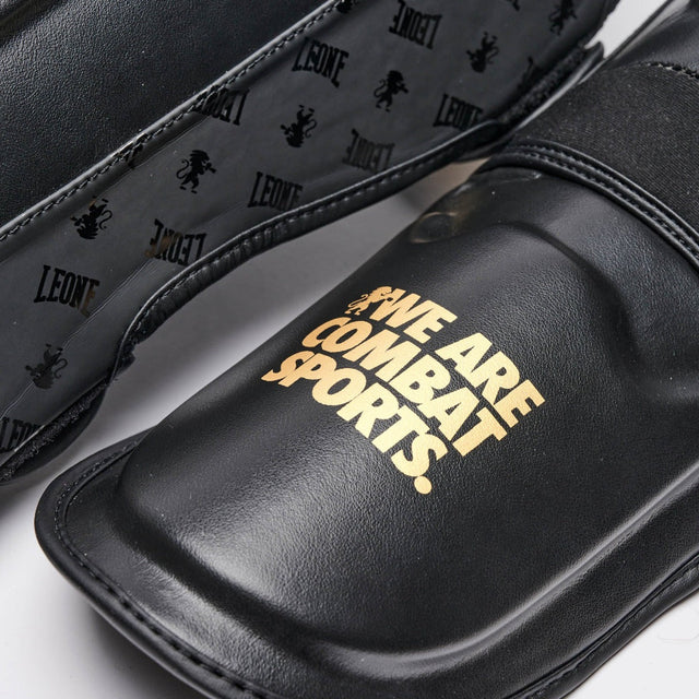 Leone DNA Shin Instep Guards Black