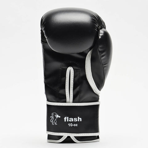 Black Leone Flash Boxing Gloves