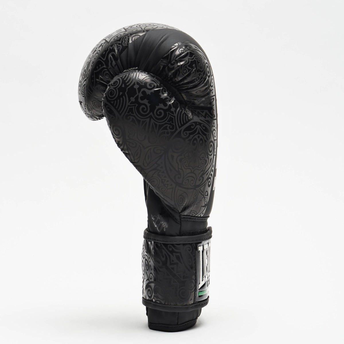 Black Leone Maori Boxing Gloves   