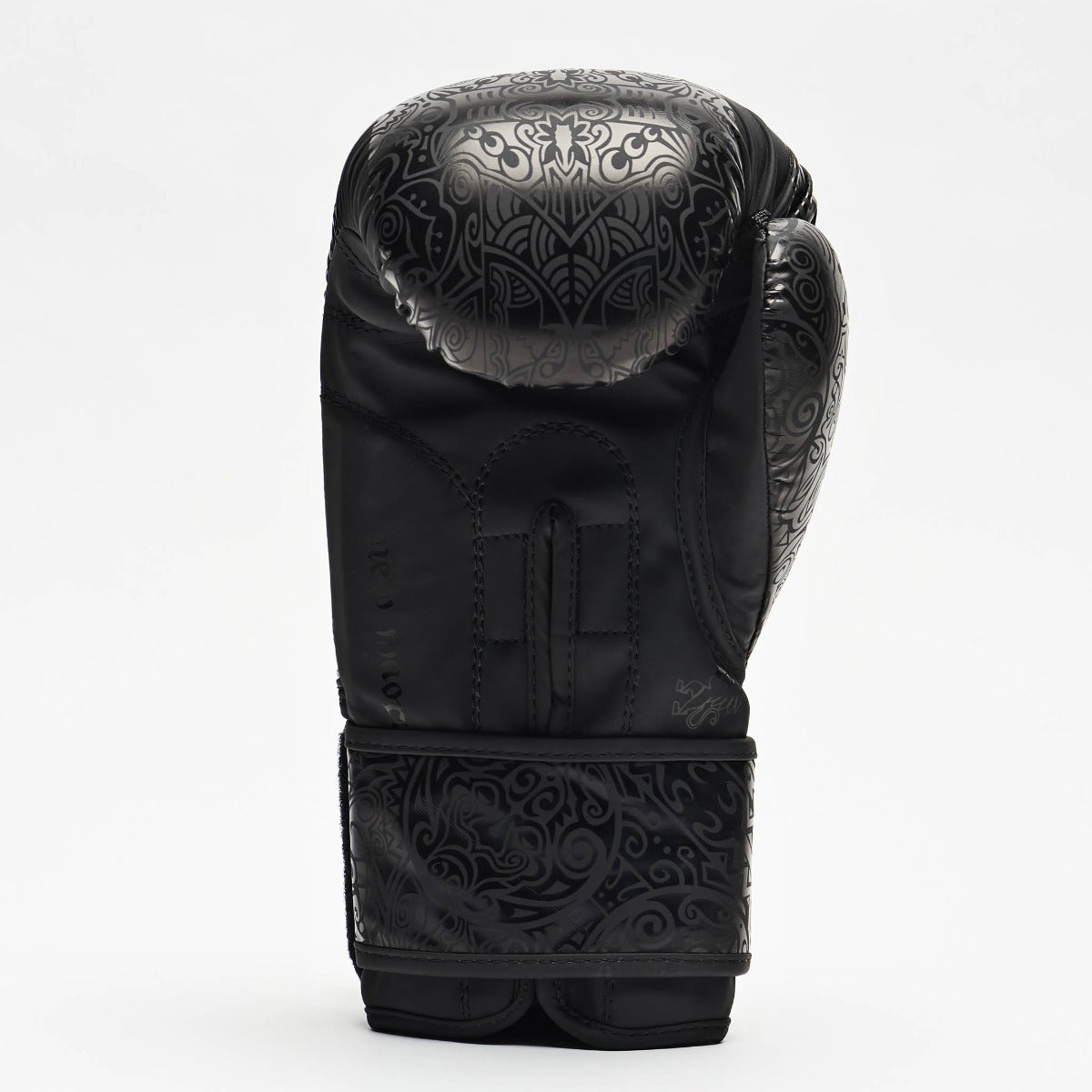 Black Leone Maori Boxing Gloves   