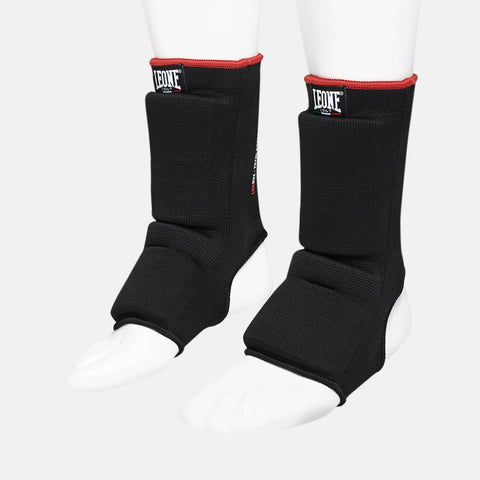 Black Leone Padded Ankle Guards