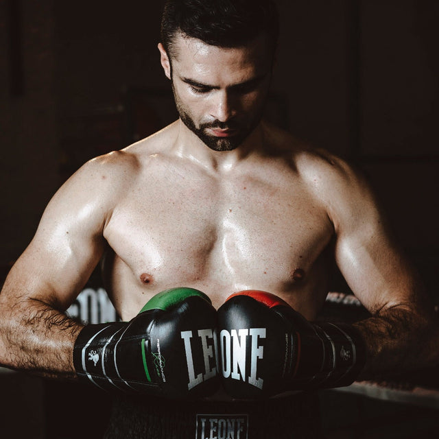 Leone Revo Performance Boxing Gloves Black