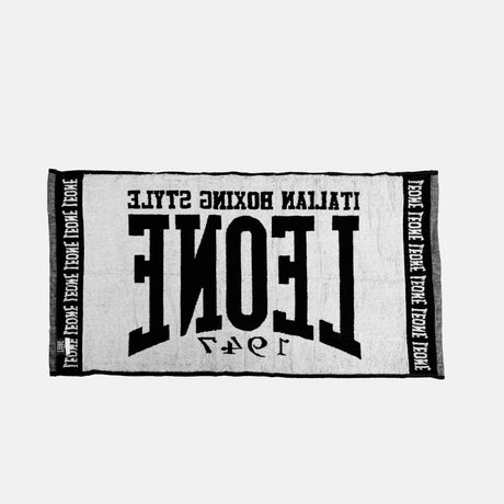 Leone Ring Terry Handtuch schwarz