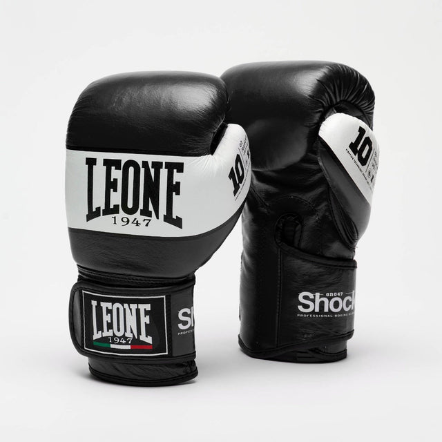 Leone Shock Boxing Gloves Black