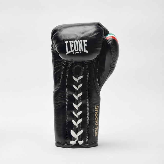 Leone Shock Plus Boxing Gloves Black