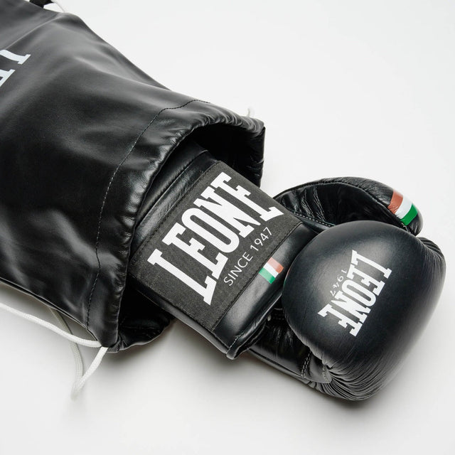 Leone Shock Plus Boxing Gloves Black