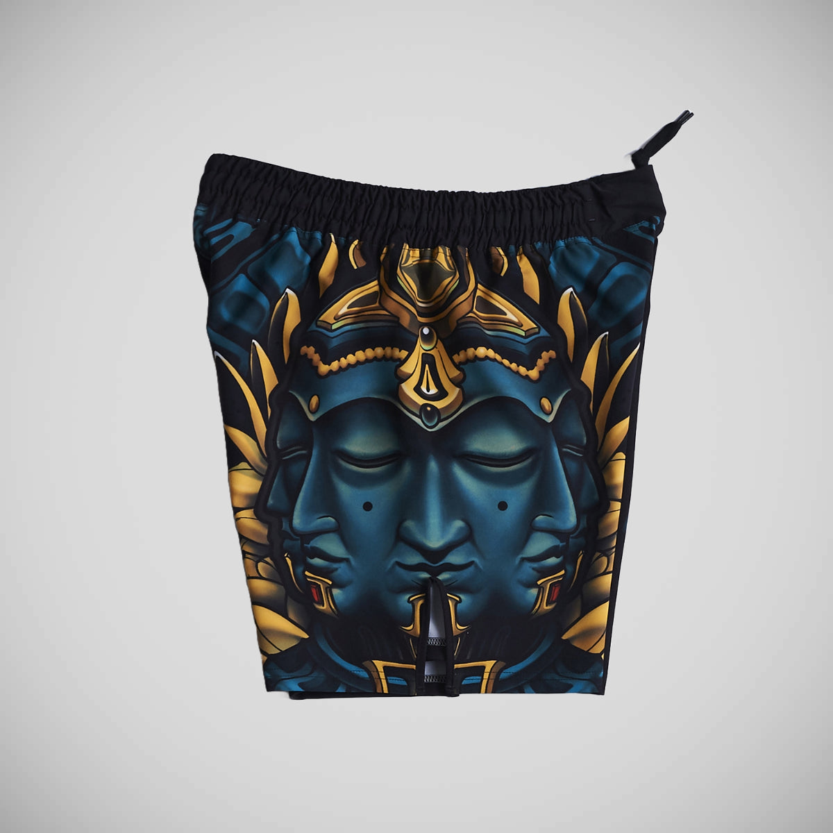 Manto Big Buddha Kampf Shorts Schwarz