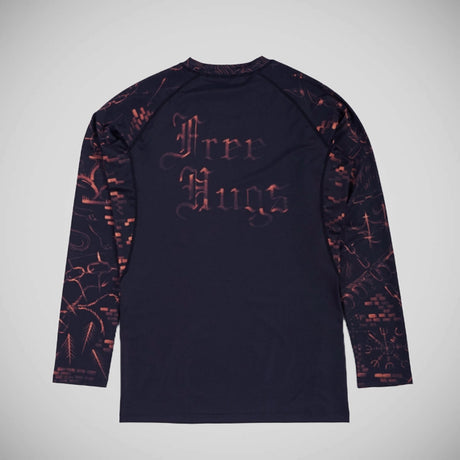 マントフリーハグ長袖ラッシュガードブラック