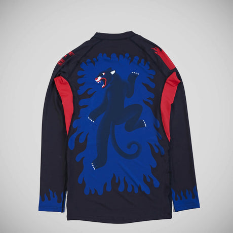 マントナイトアウトロングスリーブラッシュガードブラック